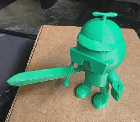 Toy, The Desktop Warrior β 3D Printed Office Defender!