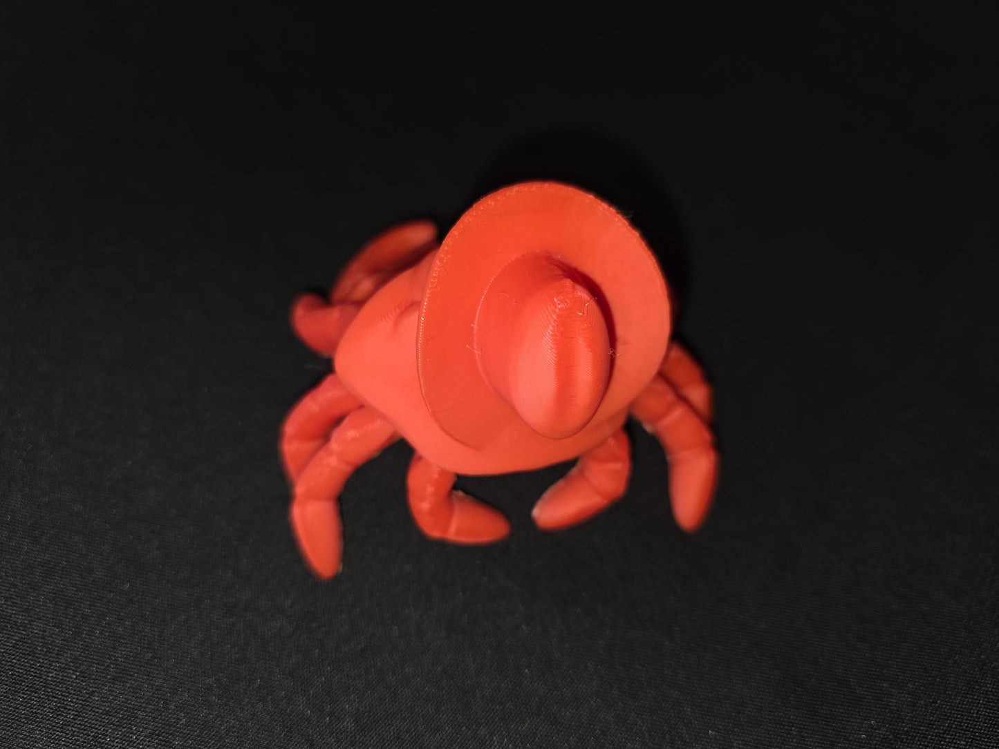 Cowboy Crab Articulated Toy | background_removed | watermarked