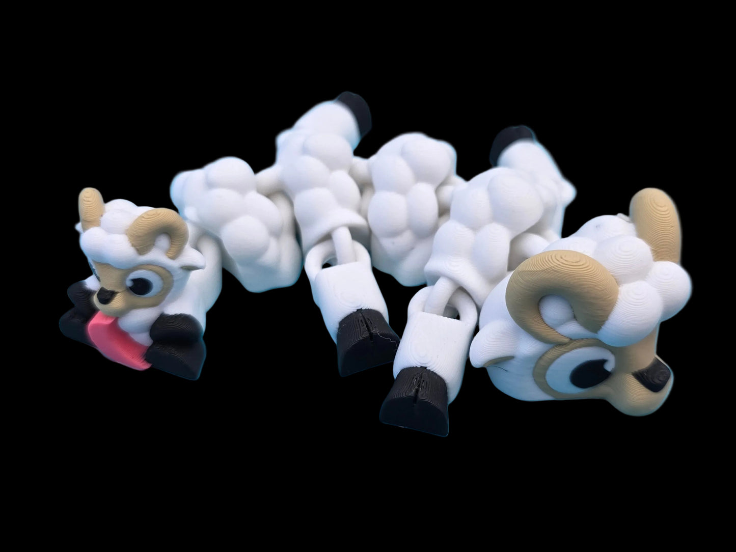 Toy Baby Lamb Dragon, Articulated