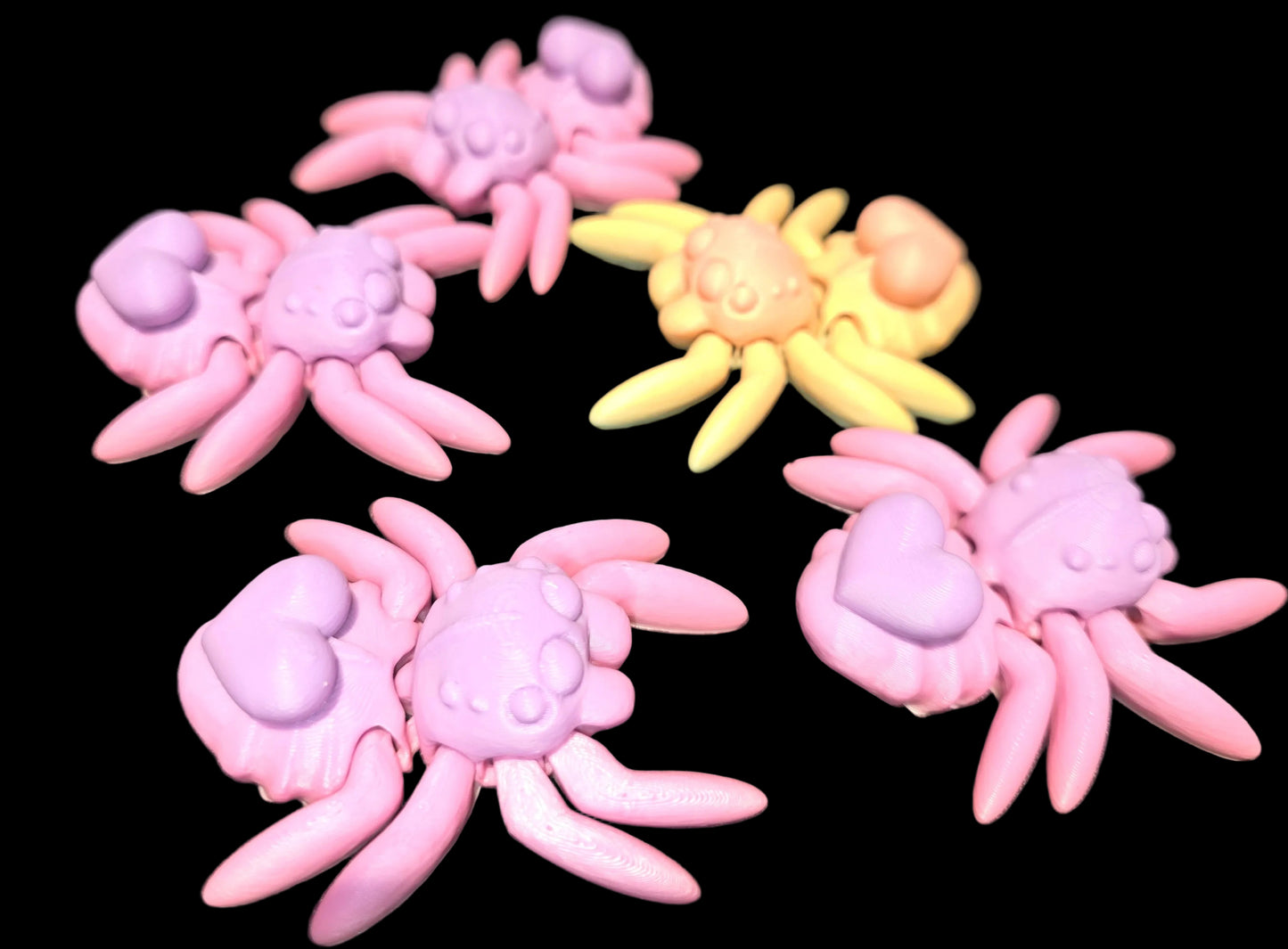 Heart Spider Toy Flexible