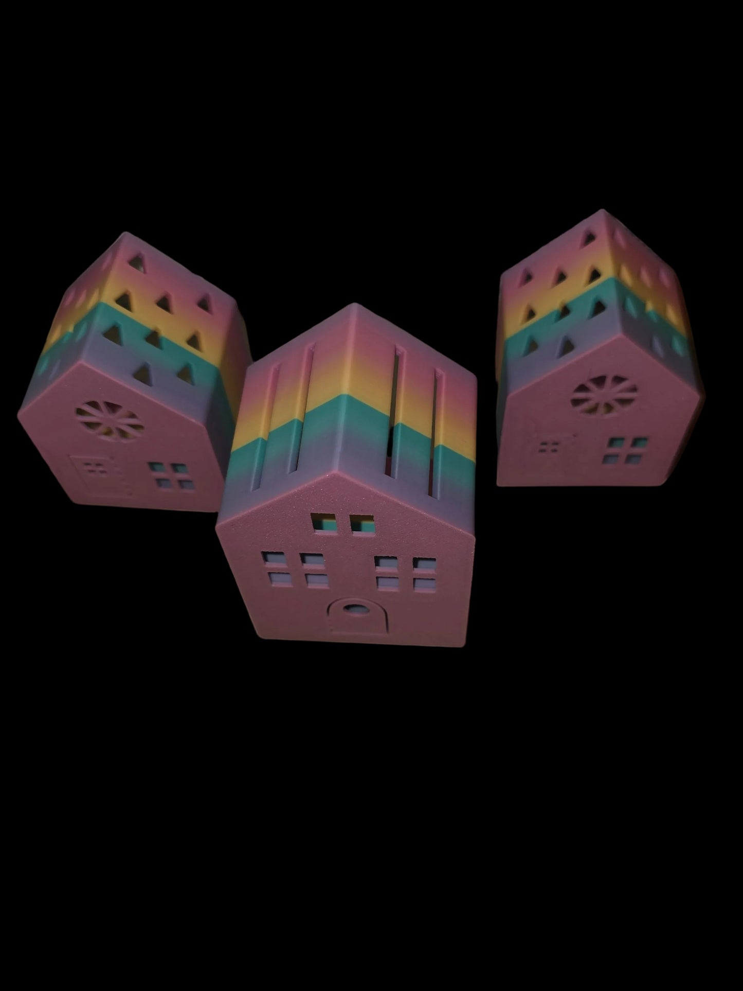 Tea light houses