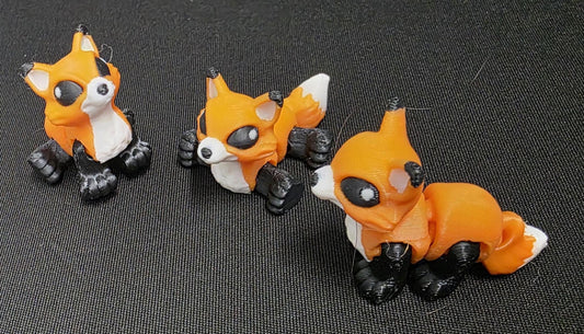 Toy Woodland Hatchling Fox Toy Pack, Cinderwing3D Design
