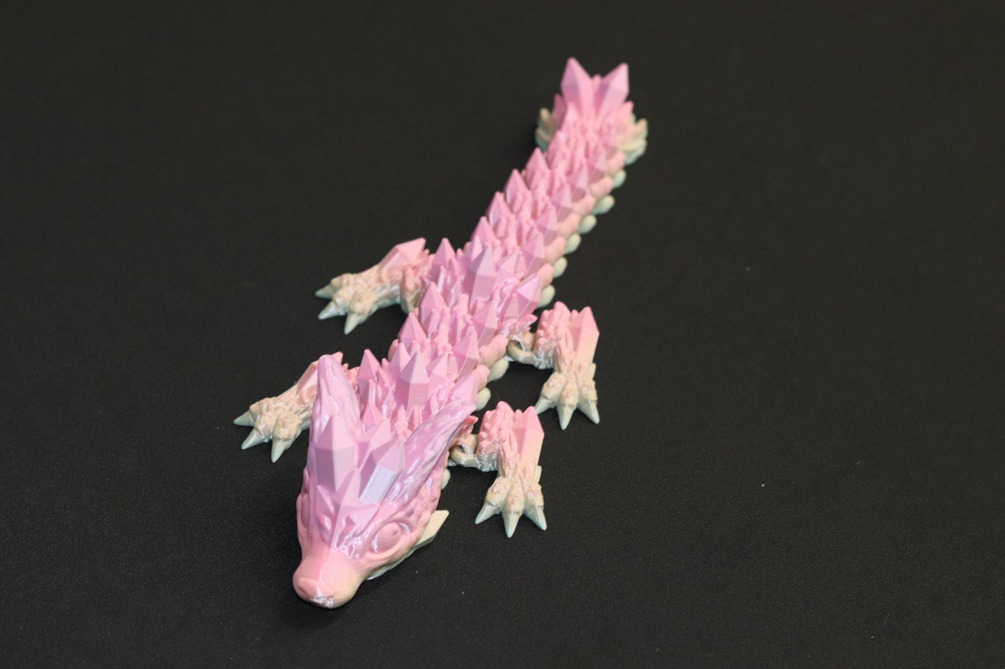 Toy Crystal Land Dragon Flexible 12 inches Medium