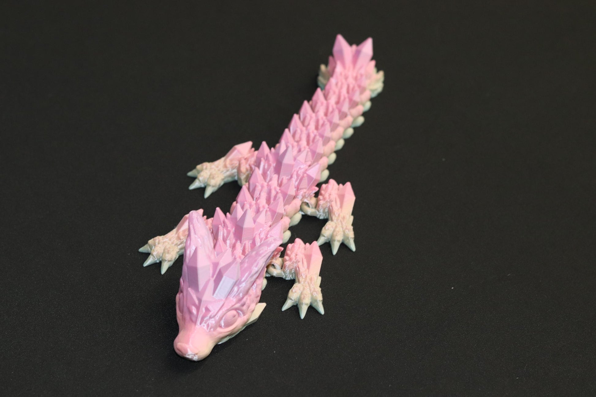 Toy Crystal Land Dragon Flexible 12 inches Medium