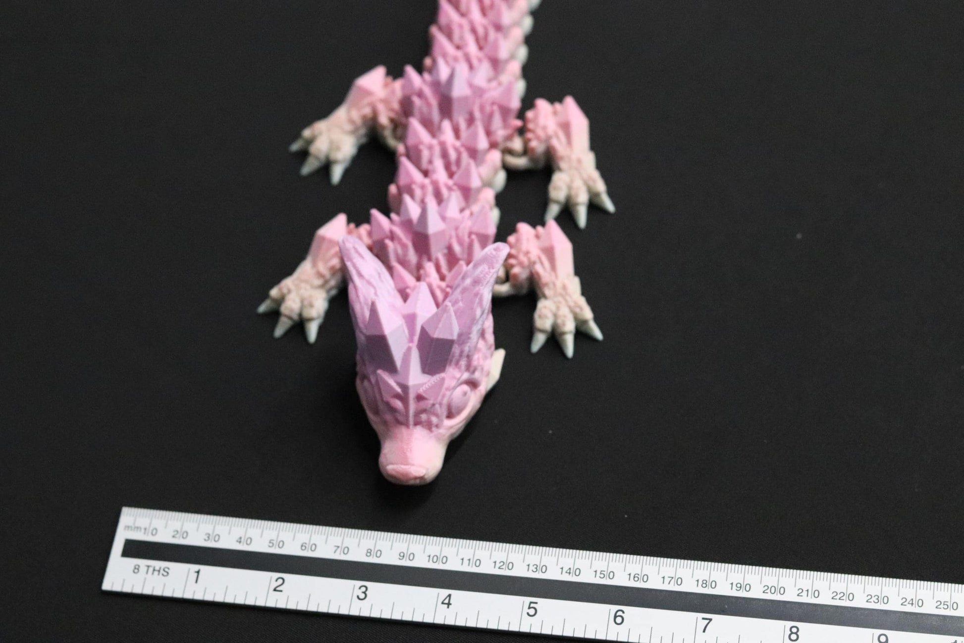Toy Crystal Land Dragon Flexible 12 inches Medium