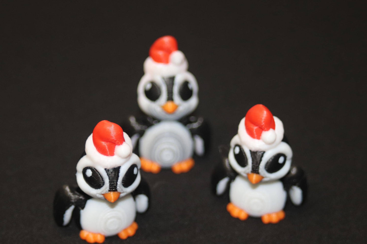 Santa Penguins - Cinder Hatchling Toy Articulated