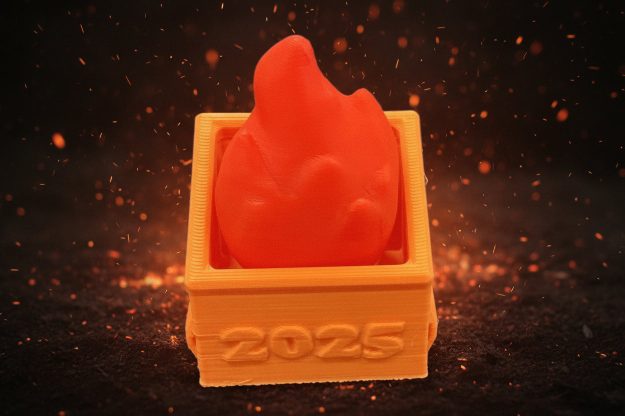 2025 Dumpster Fire clicker toy