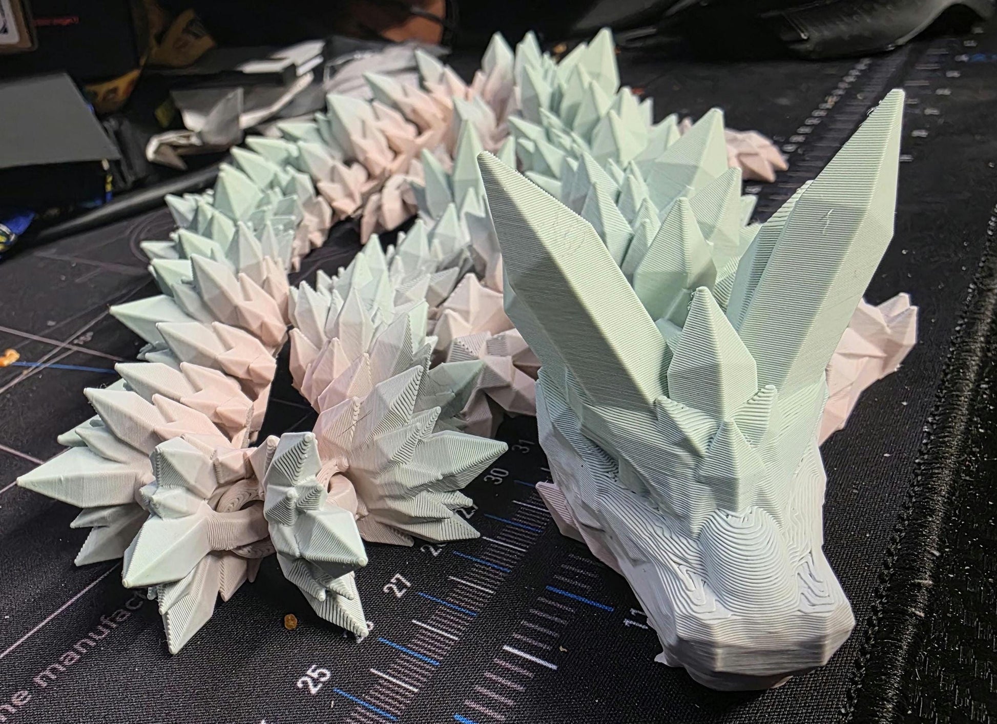 Toy Articulated Crystal Dragon 2025 Anniversary