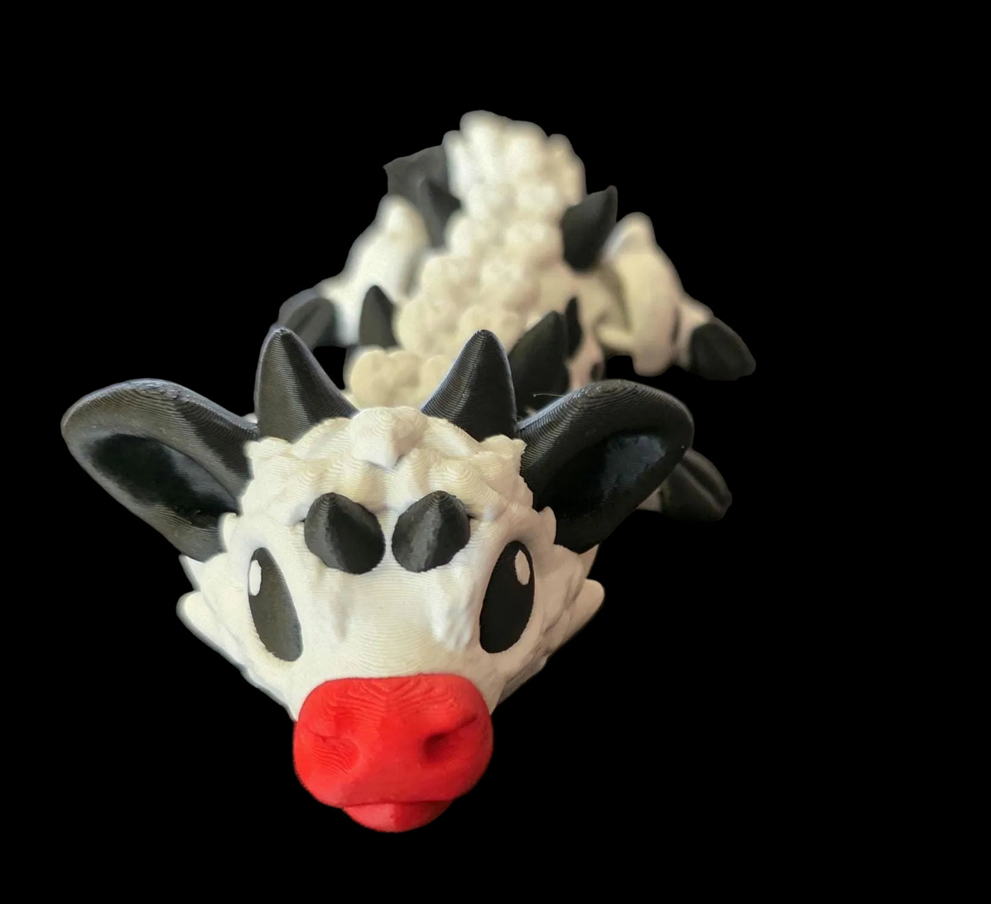 Toy Articulated Baby Cow Dragon