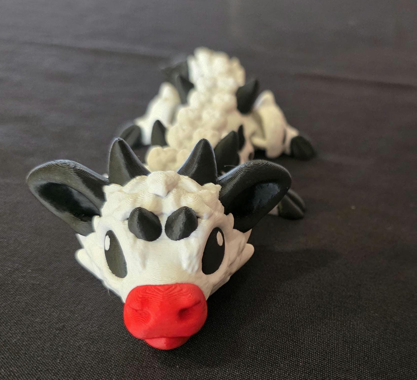 Toy Articulated Baby Cow Dragon