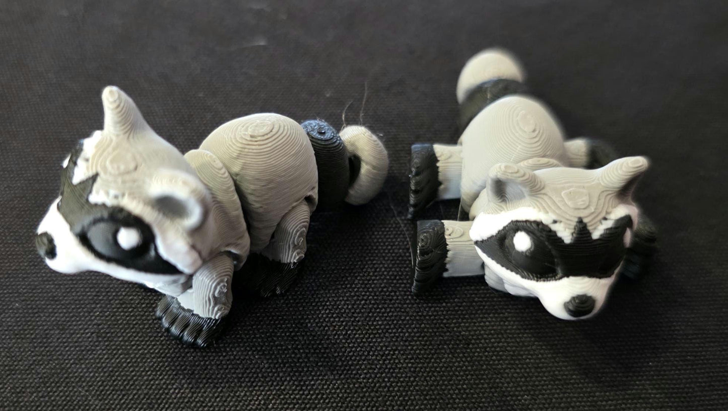 Racoon - Cinder Hatchling Toy Articulated