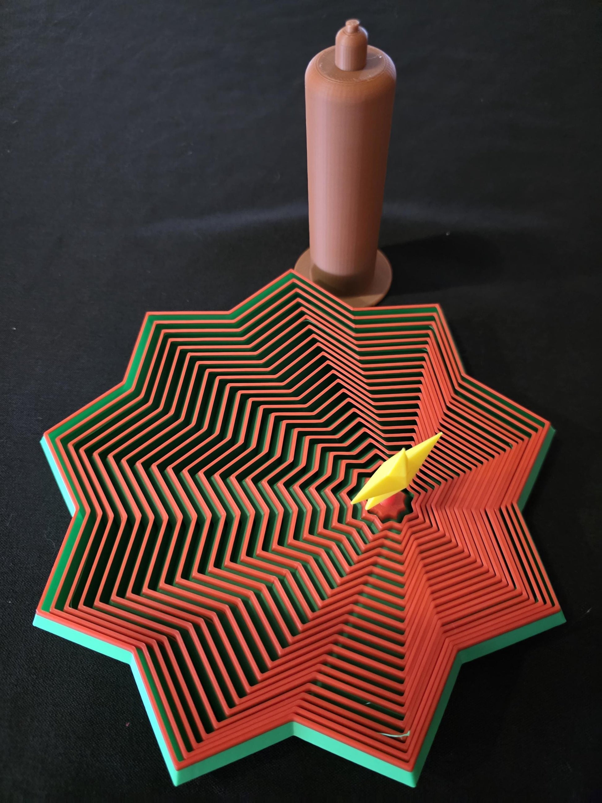 Star Tree Fidget Spinner with Trunk and Star
