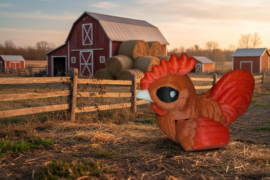 Toy Chicken Cinder Farm Hatchling