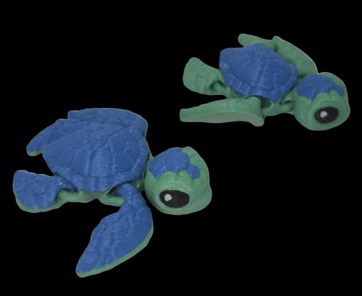 Toy Flexible Sea Turtle