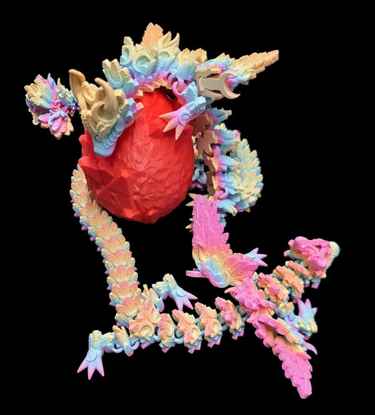 Toy Lunawing Winged Dragon, Articulated