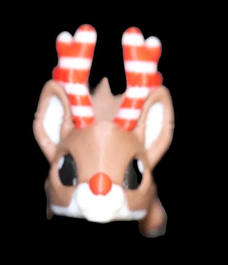 Toy Flexy Reindeer Red Nosed