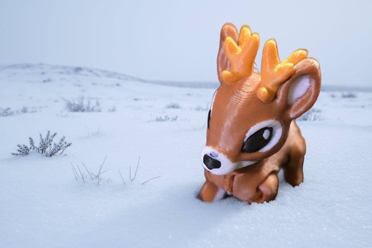 Toy Flexy Reindeer