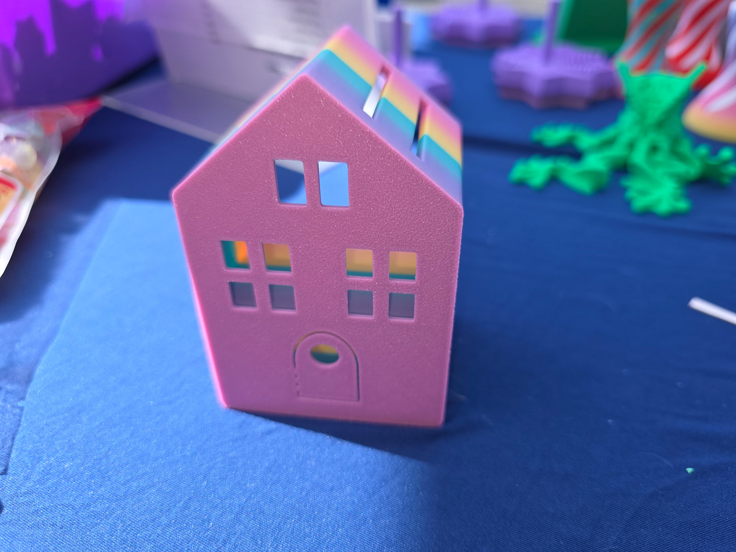 Tea light houses