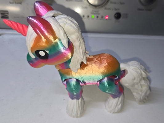 Toy Articulated Large Magic Alicorn Custom Color