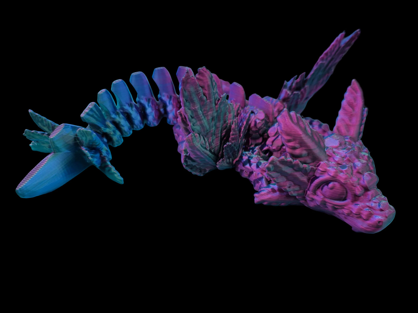 Toy Baby Winged Axolotl Dragon, Articulated