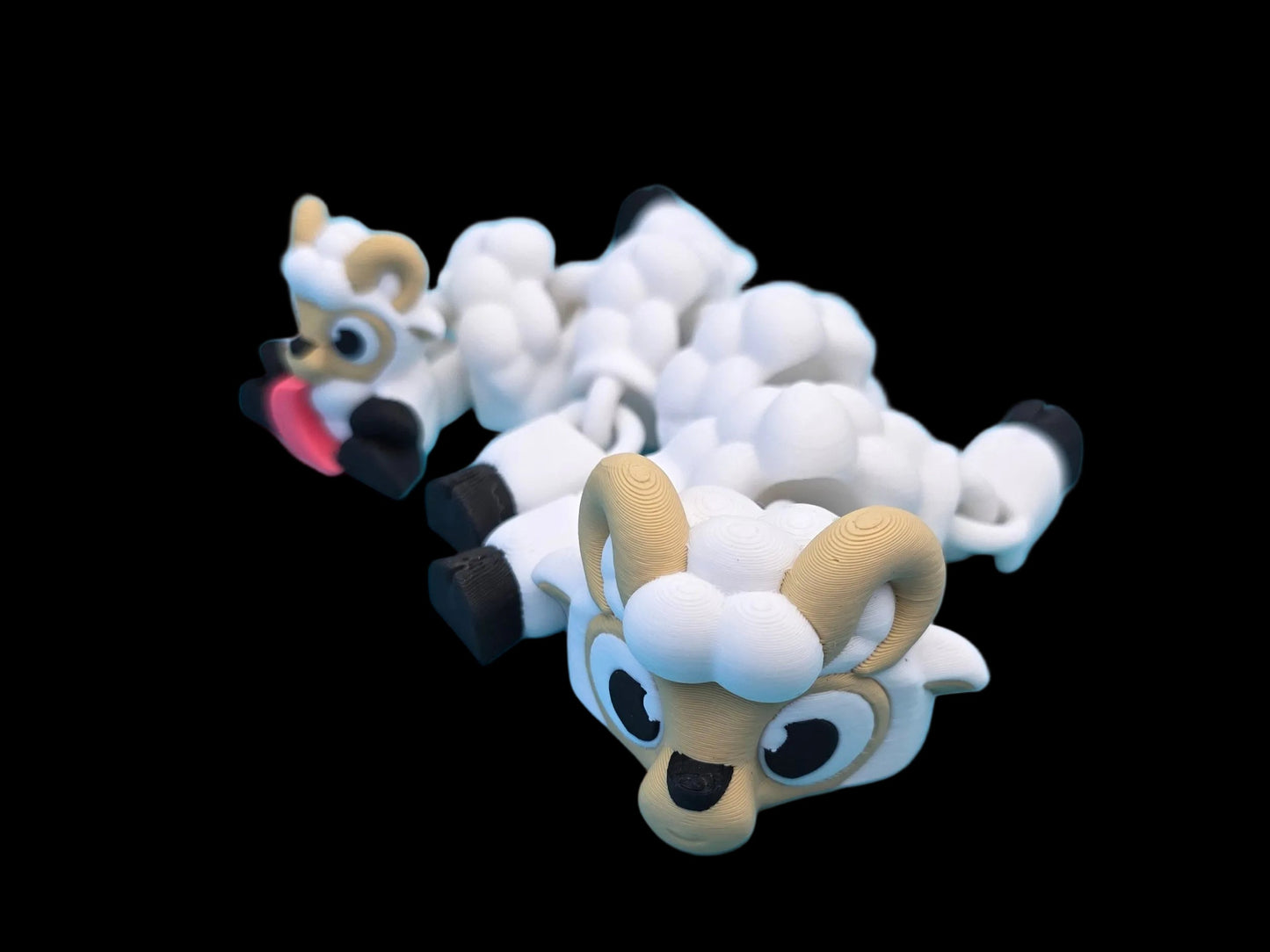 Toy Baby Lamb Dragon, Articulated