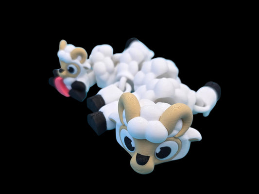 Toy Baby Lamb Dragon, Articulated