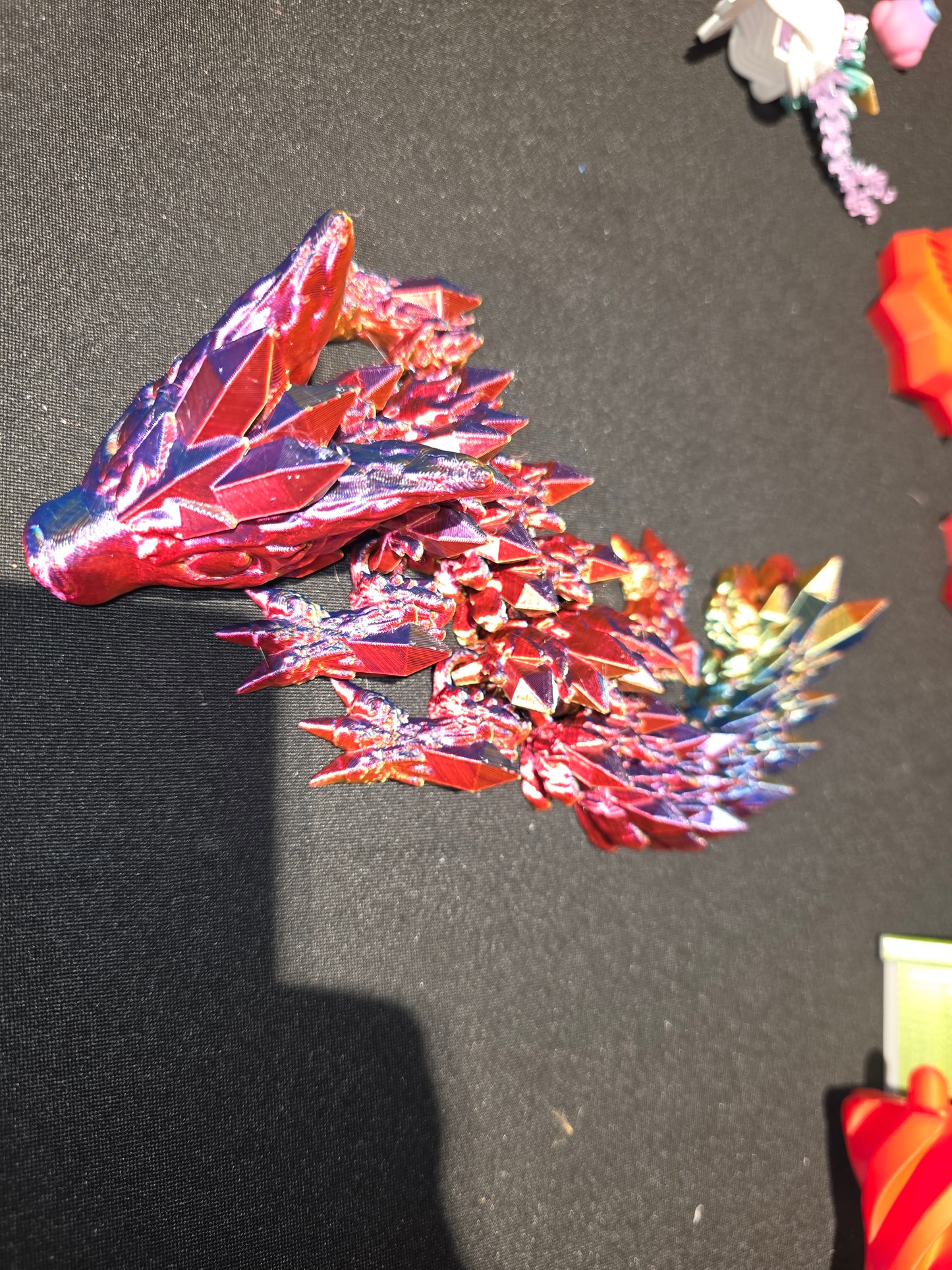 Toy Crystal Land Dragon Flexible 12 inches Medium