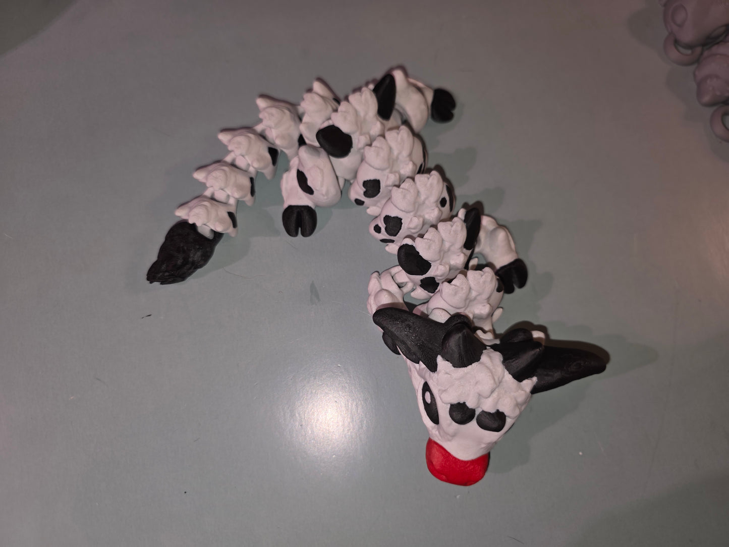 Toy Baby Cow Dragon, Articulated